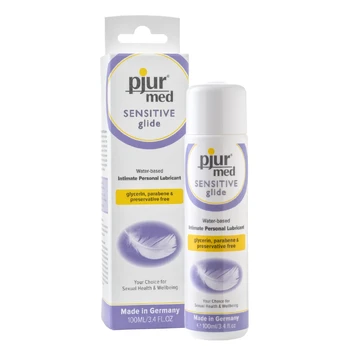 pjur MED Sensitive Glide vandens pagrindo lubrikantas, 100 ml