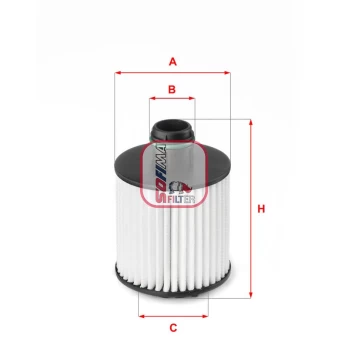 Alyvos filtras SOFIMA S5139PE