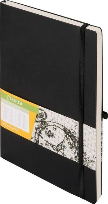 Antra Notes A5 Grid Impresja Juodas ANTRA