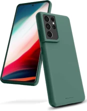 Dėklas Mercury Silicone Case Apple iPhone 13 Pro tamsiai žalias kaina