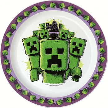 Minecraft filmo mikro vakarienės lėkštė
