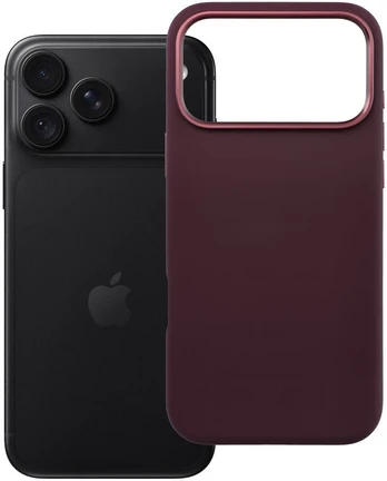 Dėklas Case for iPhone 18 Pro Max / 17 Pro Max Forcell F-Protect Frame Premium compatible with Magsafe dark cherry