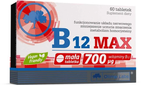Olimp Maisto papildas B12 MAX 60 tablečių