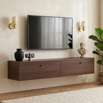 TV staliukas Ligne 140, rudas