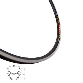 Ratlankis 28/29'' STARSCircle J16F 36H dvigubas v-tipas (juodas)