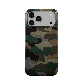 Tropical Green Camo - iPhone 17 Pro Max Case, Tough (MagSafe) / N/A