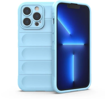 Hurtel Magic Shield dėklas iPhone 13 Pro – šviesiai mėlynas