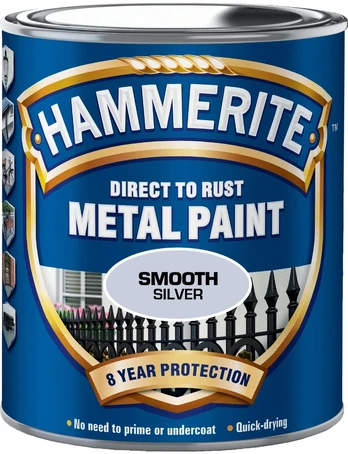Hammerite Glatlak - Sidabrinis - 250 ml.