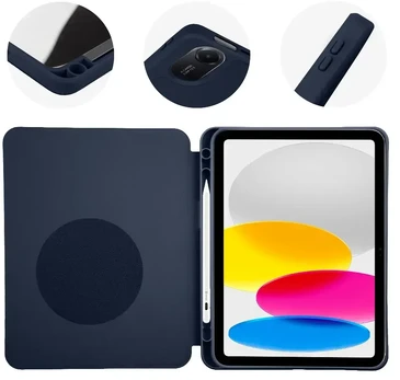 OBAL:ME SolidTab Case for Apple iPad 10.9 2022/11 2025 Dark Mėlyna