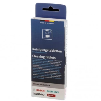 BOSCH / SIEMENS Espreso kavos aparato skalavimo tabletės 10 vnt