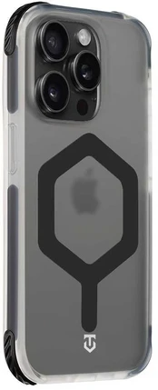 Dėklas Tactical MagForce Hexagon Cover for Apple iPhone 15 Pro T-Juodas