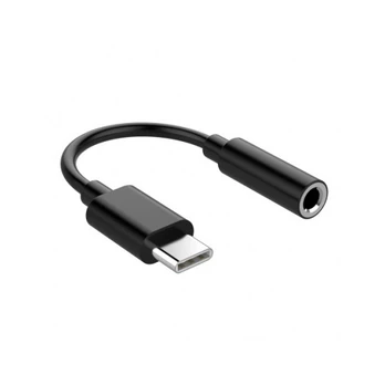 Adapter USB-C to 3.5mm Audio Jack Black