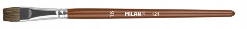 Milan plokščias teptukas Nr. 16 serija 121