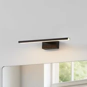 LED sieninis šviestuvas Conettilla, juodas, plotis 40 cm, IP44, CCT