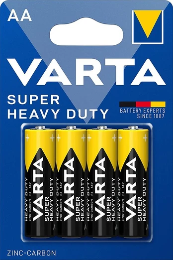 VARTA Super heavy duty AA, 4 vnt.