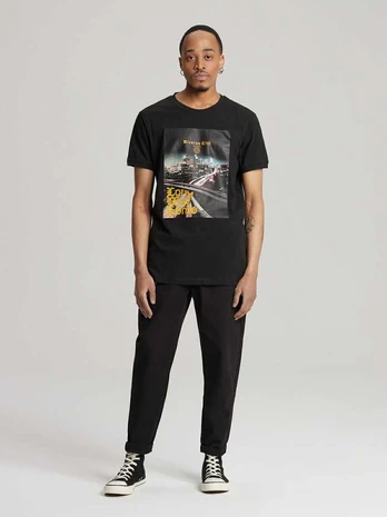 men's printed t-shirt jackalss c s1820 - juodas
