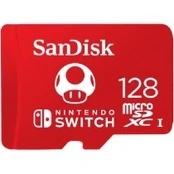"KORTELĖ 128GB SanDisk Nintendo Switch microSDXC 100MB/s"
