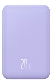 Magnetinis Mini Išorinis akumuliatorius Baseus 5000mAh 20W (violetinės spalvos)