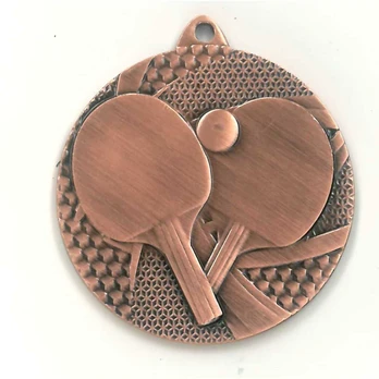 Tryumf Medal ruda- tenis stalo - medal plieno