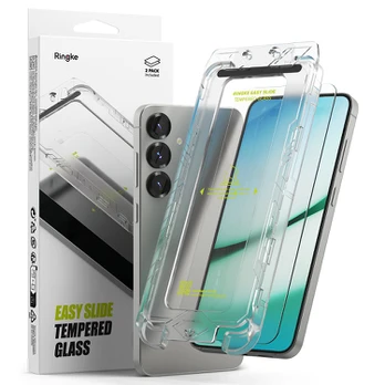 RINGKE EASY SLIDE 2-PACK GALAXY S25 CLEAR TEMPERED GLASS