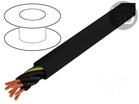 Wire | JZ-600 HMH | 10G1mm2 | unshielded | 600V,1kV | Cu | stranded