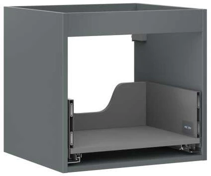 Praustuvo spintelės korpusas Mexen Box-A, 50 cm, 1 stalčius, Graphite matt