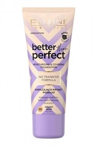 Toninis kremas Eveline Cosmetics Better than Perfect, 05 creamy beige, 30ml