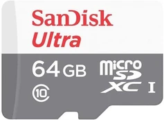 SanDisk Ultra microSD 64GB Memory Card kaina