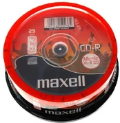 Maxell CD-R 700 MB 52x 25 pieces (628529.40) kaina