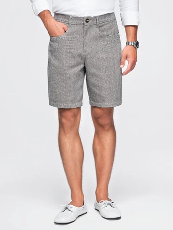 Šortai vyrams Ombre OM-SRCS-0189, rudi
