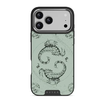 Scorpio - iPhone 17 Pro Max Case, Elite Dark (MagSafe) / Silver / Turquoise
