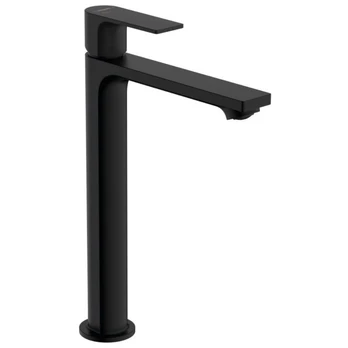 Aukštas praustuvo maišytuvas Hansgrohe Rebris E 72581670, juodas matinis