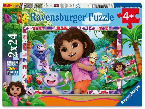 Ravensburger - Dora the Explorer 2x24p (12004199)