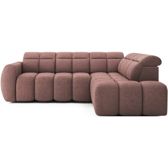Kampinė sofa Falconn, rožinė