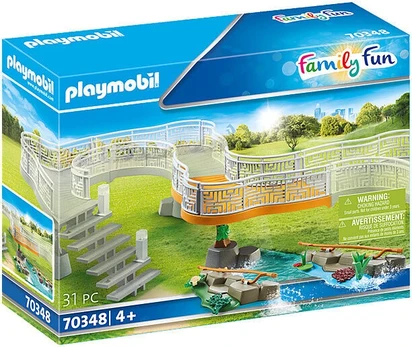 70348 PLAYMOBIL® Family Fun Zoologijos sodo apžvalgos tiltelio pratęsimas