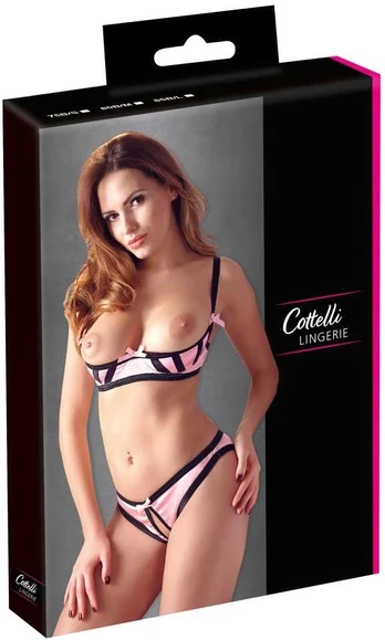 Cottelli lingerie Shelf Bra Set 80B/M Seksuali liemenėlė