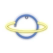 Neon LED Light SATURN Geltonas mėlynas Bat + USB FLNE11 Forever Light kaina