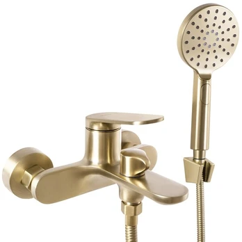 Dušo komplektas Rea Marco Brush, auksinis