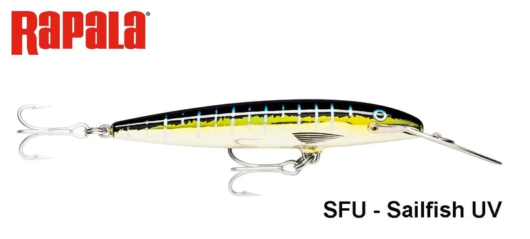 Vobleris Rapala Countdown Magnum CDMAG SFU Sailfish UV 14 cm