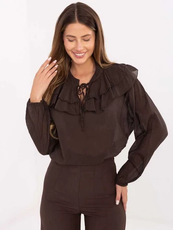 Italy Moda Bluzka-MI-BZ-92335.56-ruda