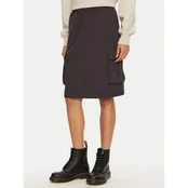 Champion Midi sijonas 117596 Pilka Regular Fit