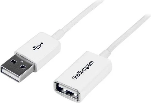 StarTech 1M Baltas USB EXTENSION CABLE/.