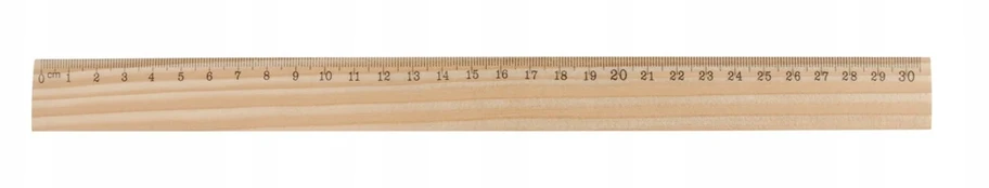 Bez Marki Medinė liniuotė 30 cm