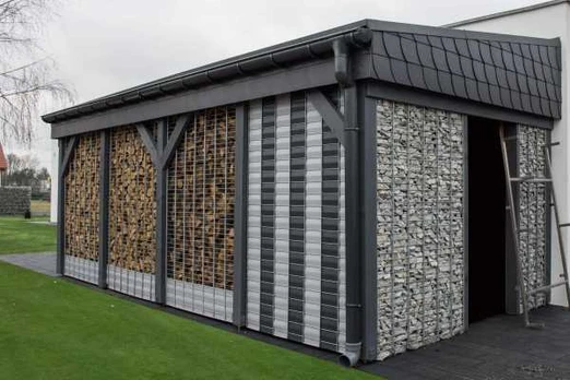 Garden fence screen strip SOLID 19cm x 26m, 1200g/m² light pilkas