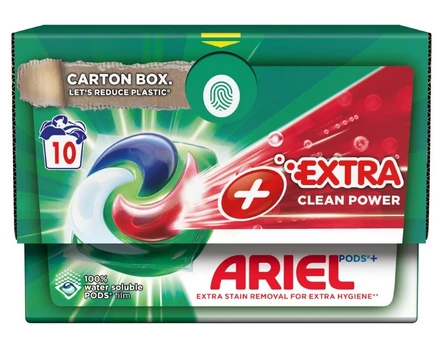 Skalbimo kapsulės Ariel extra clean, 10 vnt.