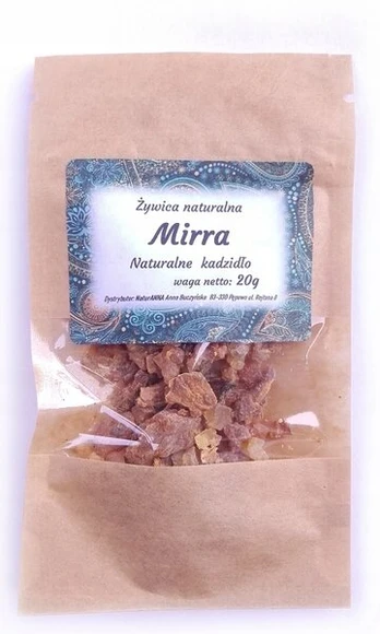 Natūrali mirų derva smilkalams