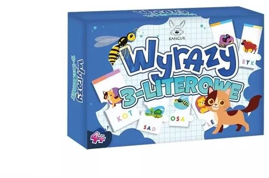 Dėlionė Kangur Gry Wyrazy 3-literowe Puzzle 40575
