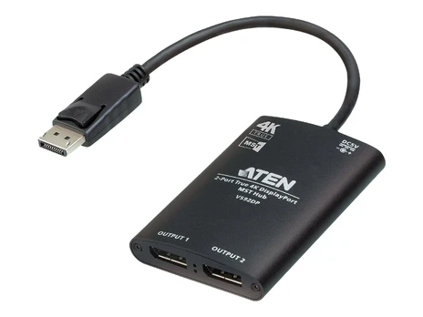 Aten Iš DisplayPort prie 2 DisplayPort VS92DP-AT DP į DP
