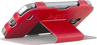Dėklas Bugatti Bugatti UltraThin Book i9195 S4 mini red 08332
