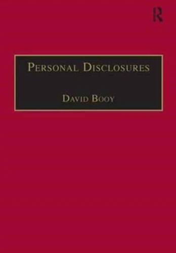 Personal Disclosures